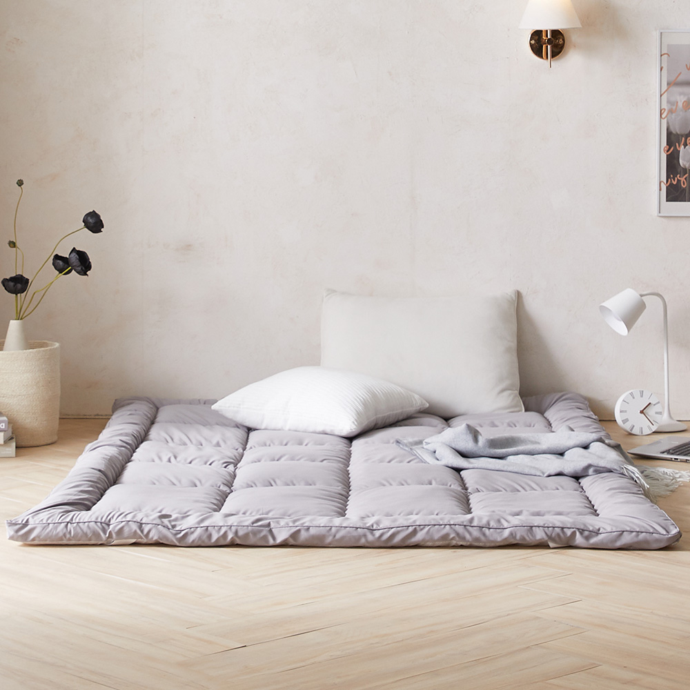 두꺼운 요 매트 바닥 손님용 1인용 까는 이불 팬션매트 5cm 슈퍼싱글 110cm