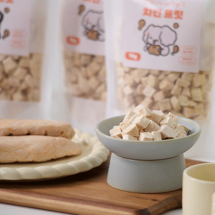 페네핏 강아지 동결건조 트릿 훈련 칭찬 저칼로리 간식 닭가슴살, 70g, 2개