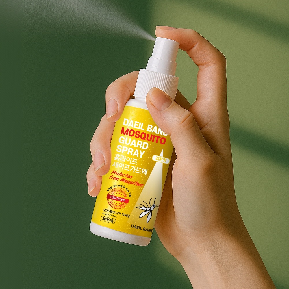 [대일밴드] 대일밴드 세이프가드 휴대용 모기기피제 쿨링 스프레이 레몬향 80ml 2개 - 상세 이미지 2
