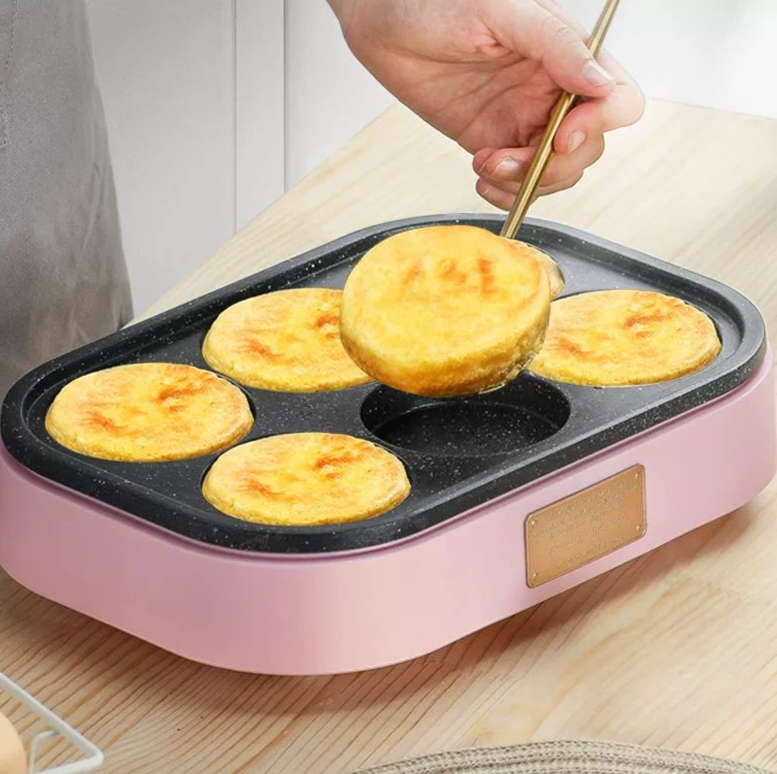 전기냄비 햄버거 멀티쿠커 계란빵기계 샤브샤브 후라이 맥반석 팬케이크 업소용 가정용 : 헬로우제이제이