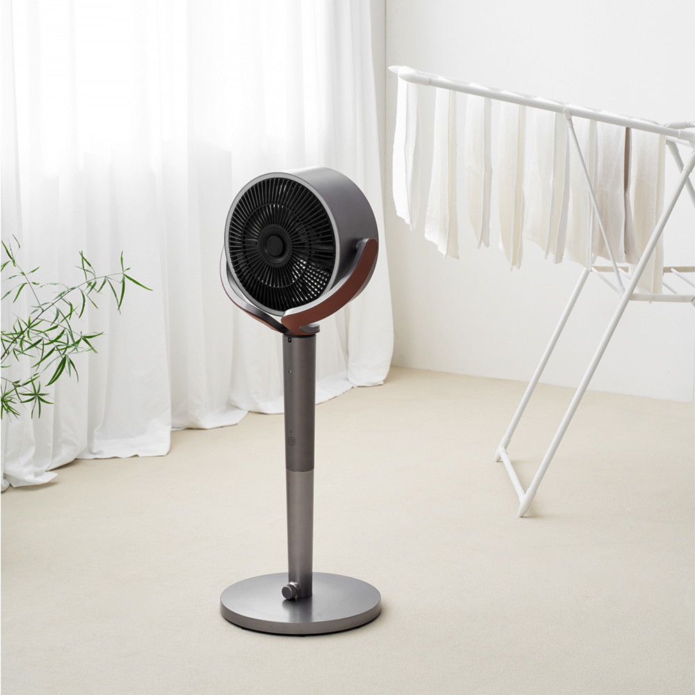 프롬비 타워스톰 3D 입체 회전 12단 BLDC 무소음 써큘레이터 선풍기 코퍼그레이