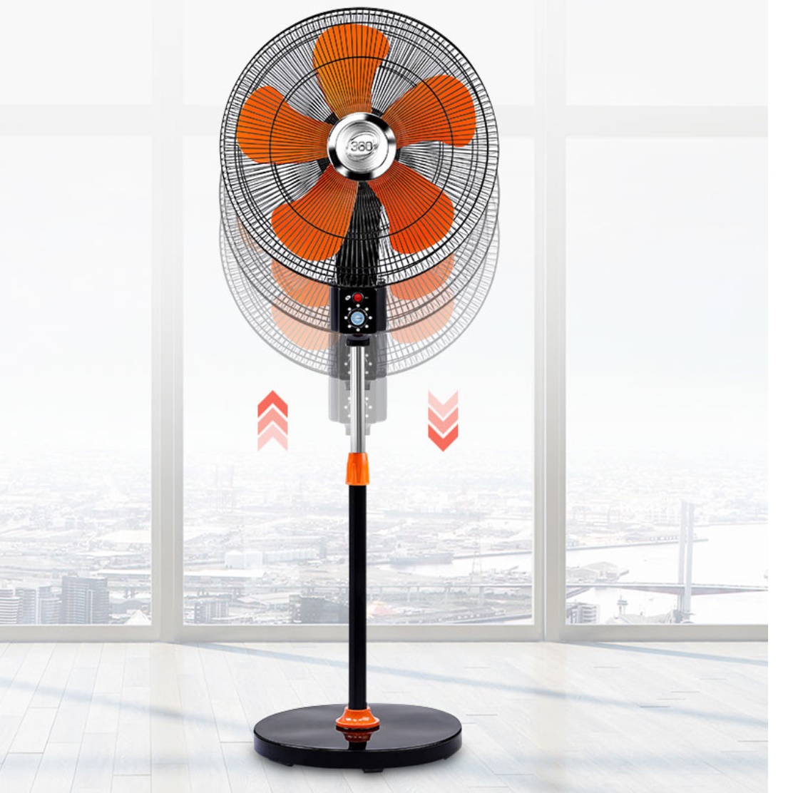 20인치 대형 양날개선풍기 앞뒤선풍기 영업용 축사용 양면선풍기 이미지 3