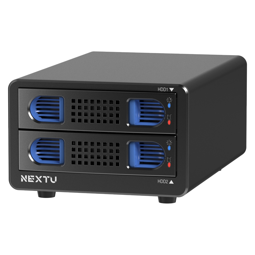넥스트유 하비슈 2베이 DAS USB3.0 5Gbps HDD SDD 데이터스토리지