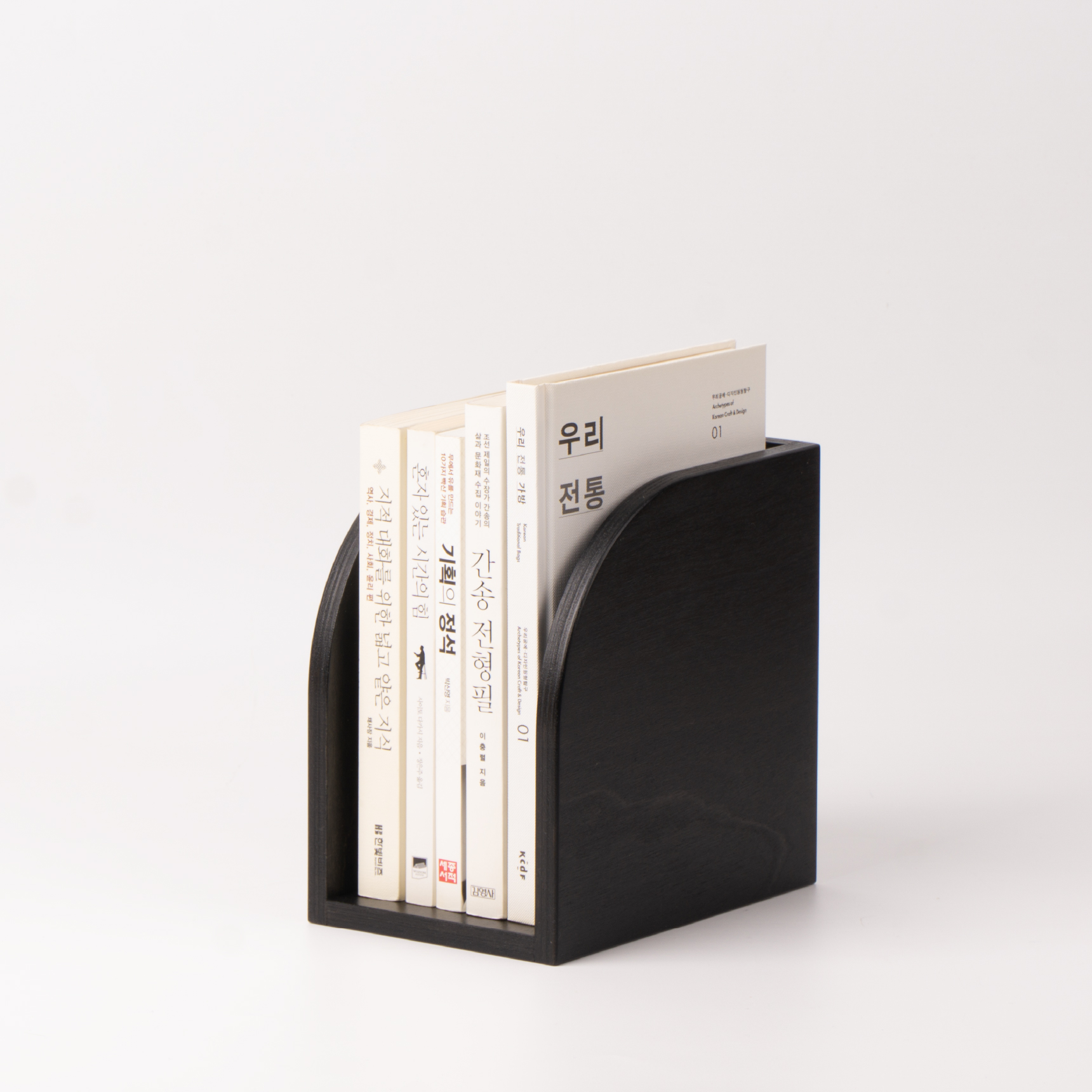 느루 단정 책꽂이 1칸 2칸 우드 책상위 책장 미니 책꽂이