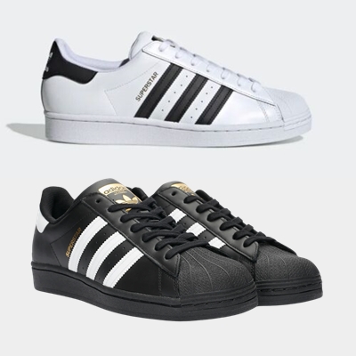 아디다스 슈퍼스타 코어 블랙 화이트 EG4959 EG4958