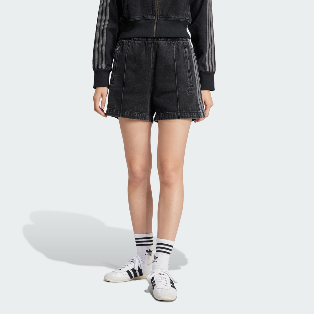 [아디다스 공식] 아디컬러 데님 파이어버드 쇼츠 JD3107