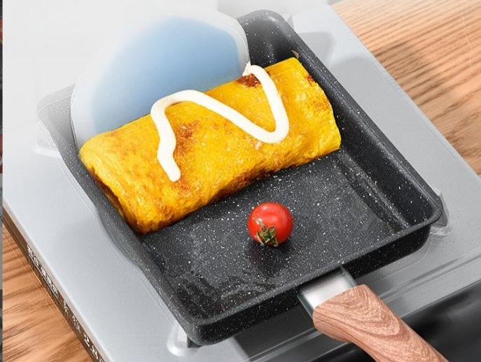 실바 까리엔 고급 인덕션 사각 프라이팬 18cm 에그 계란말이 계란후라이팬 - 상세 이미지 2