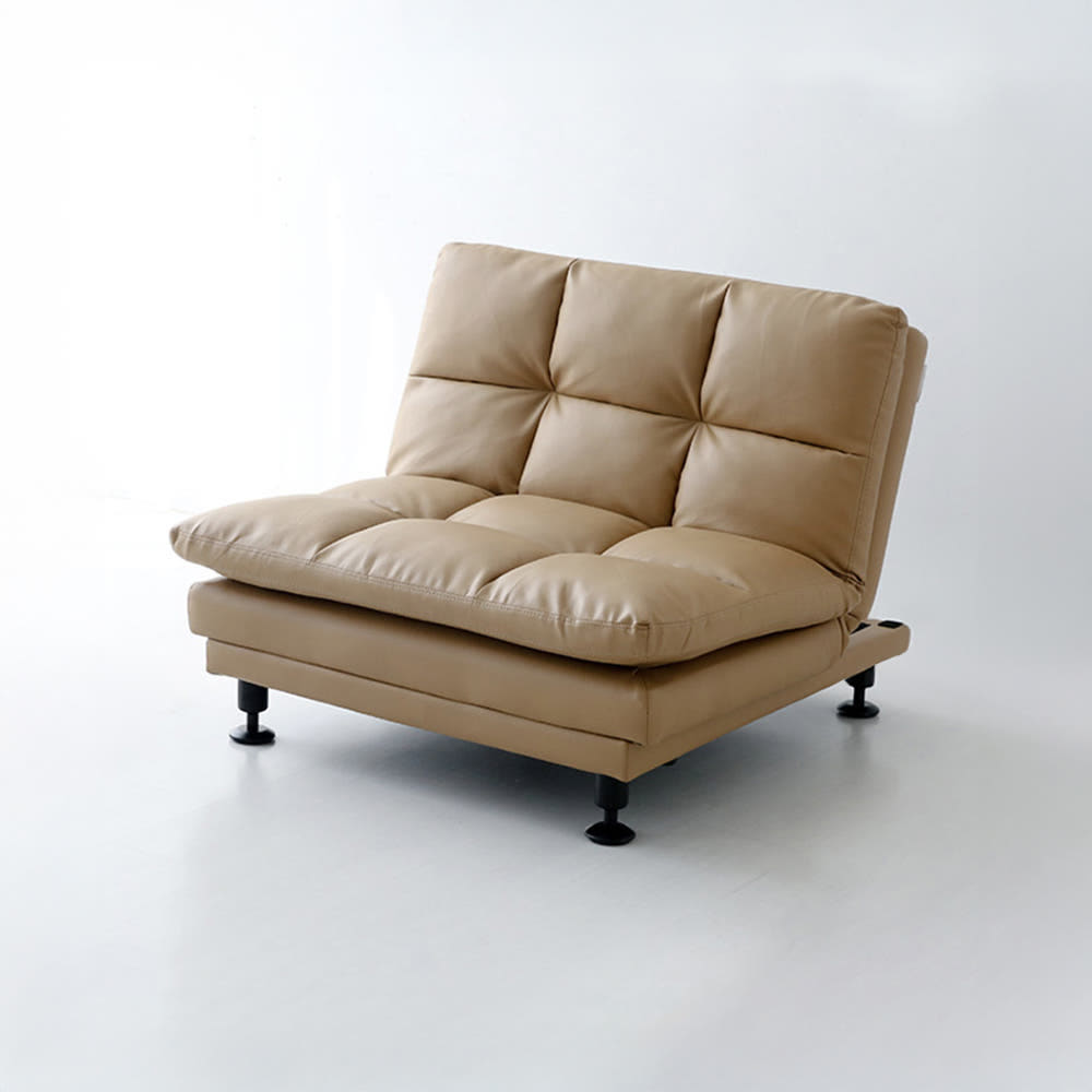 앰보 1인 멀티 소파 스툴미포함, 카멜 4257.6174, 1인용