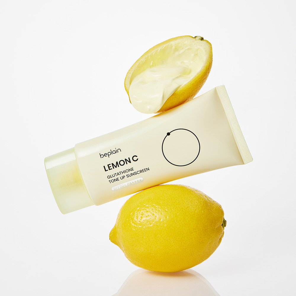 비플레인 레몬씨 글루타치온 톤업 선크림 50ml (SPF50+/PA++++) 50ml, 1개 - 상세 이미지 2