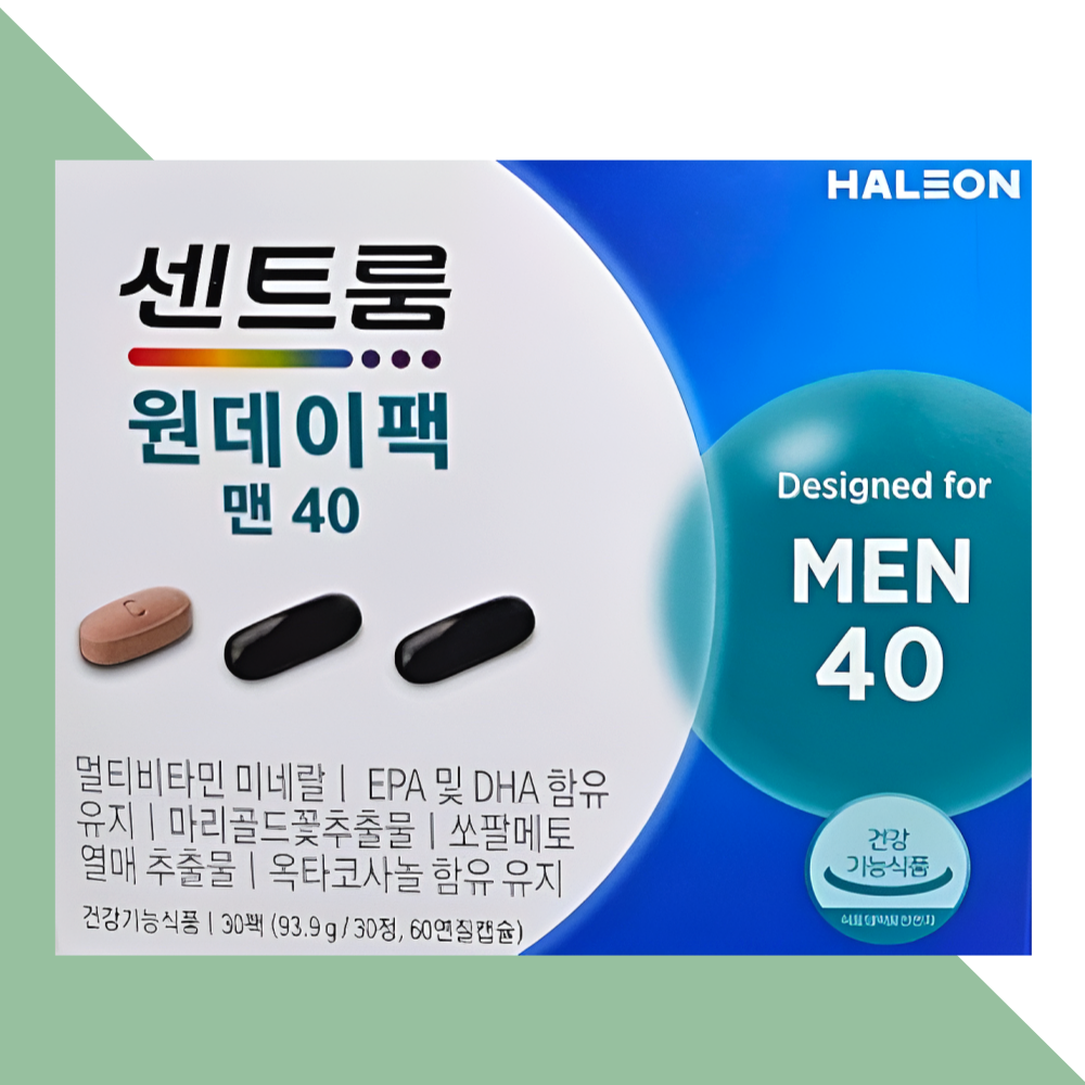 센트룸 원데이팩 맨40 올인원영양제 30정X1개 - 상세 이미지 4