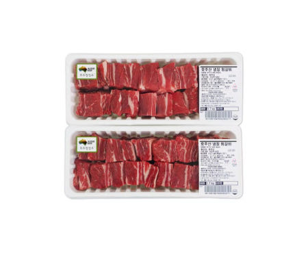 견우마을 호주산찜갈비 코스트코본갈비살 생갈비 소고기 2팩