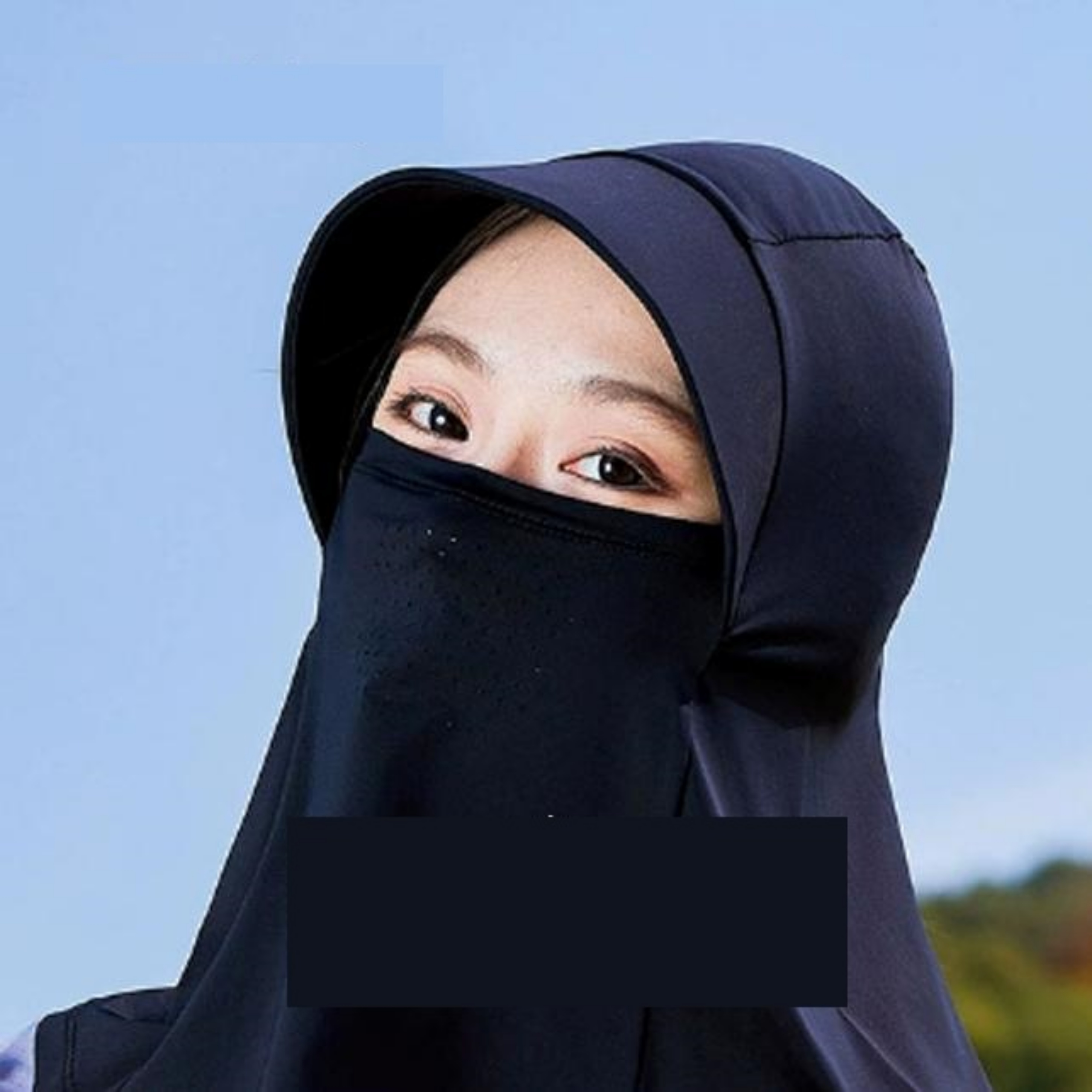 기미방지마스크 얼굴가리는 운전 캐디 골프 전면 - 상세 이미지 4