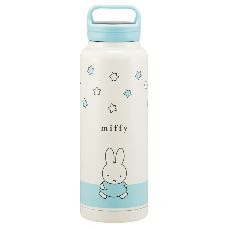 [발주상품 2~4 영업일 후 발송예정] 스케이터 미피 캐릭터 스크류 핸들 머그 보틀 1200ml STSC12 - 주방·식기 - 하카타몰