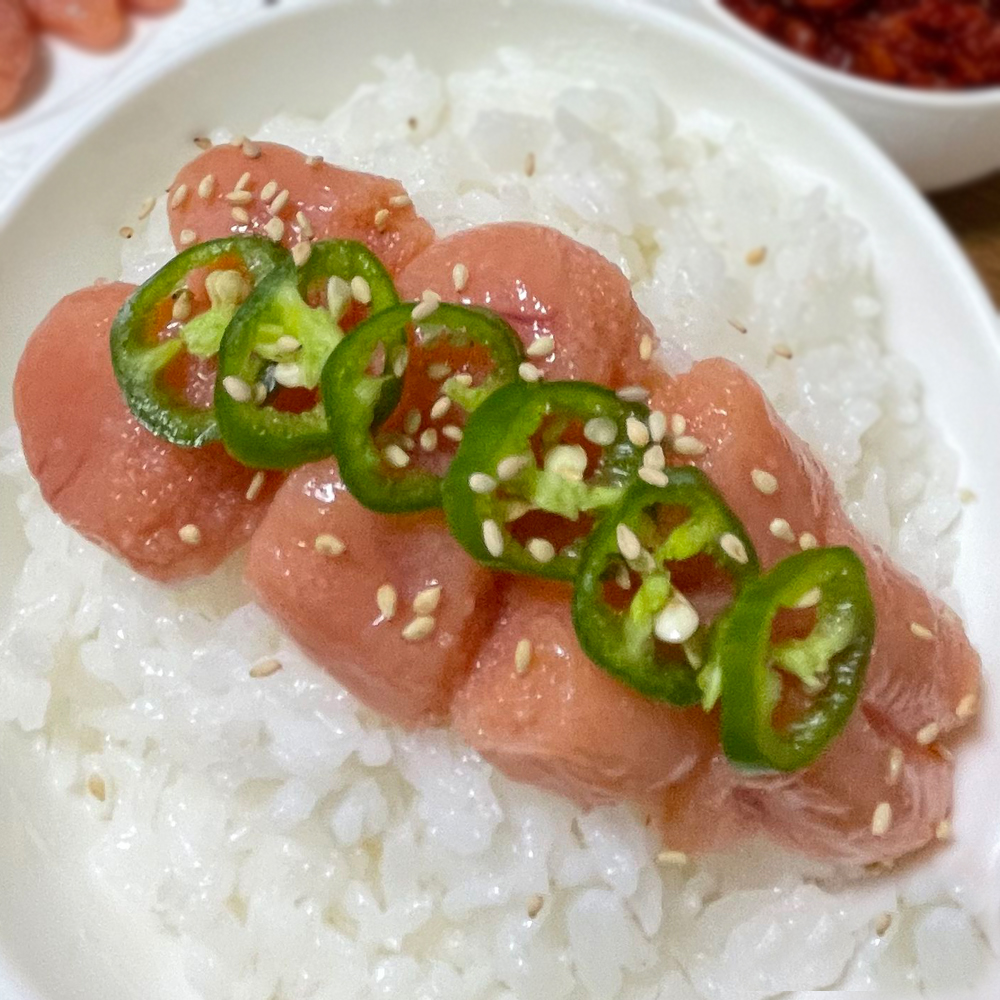 백명란젓갈 저염 명란젓 백명란젓 젓갈 파지 파치 무색소 500g 1kg 오징어 낙지 씨앗 - 상세 이미지 4