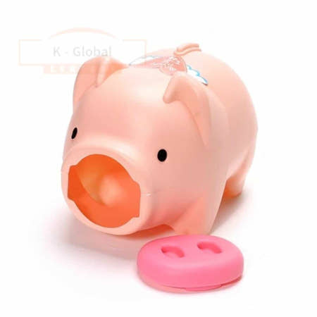 귀여운 핑크 돼지저금통 대 피기뱅크 팬시돼지저금통