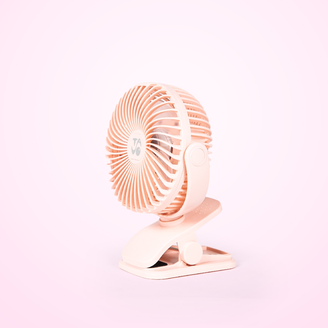 [누비앤타보] 유모차 선풍기 자전거 트래블러 트라이크 웨건 집게형 탁상용 휴대용