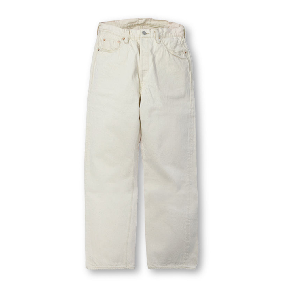 폴카운트 데님 팬츠 Wide Ecru Selvedge Denim 청바지 0105EC - 상품 이미지