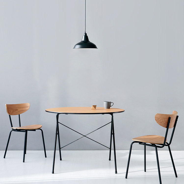 HOMATO 접이식테이블 라운드 D100 래치드블랙 8139.9194