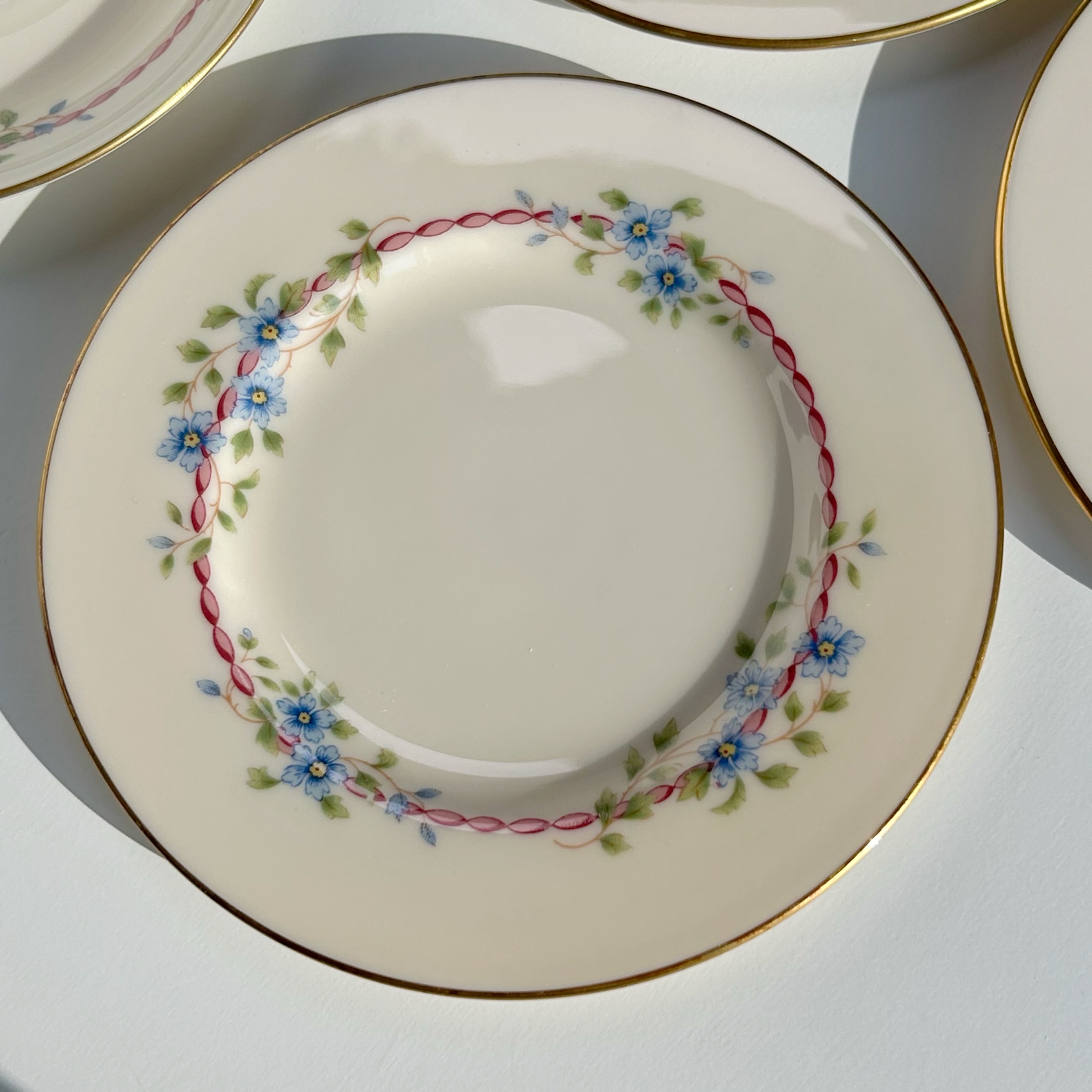 레녹스 벨비데르 플레이트 빈티지접시 예쁜그릇 파스타 홈카페접시 미국 수입그릇 브레드