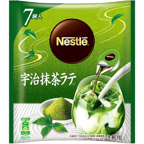 네슬레 포션커피 우지 말차 라떼 7개입 - 메인 이미지