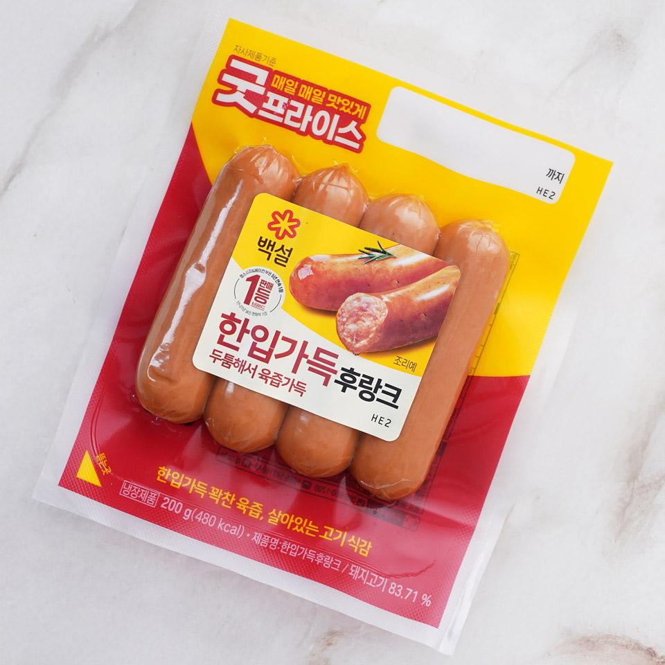 메가마트 CJ 백설 한입가득 후랑크 소시지  200g - 상세 이미지 2