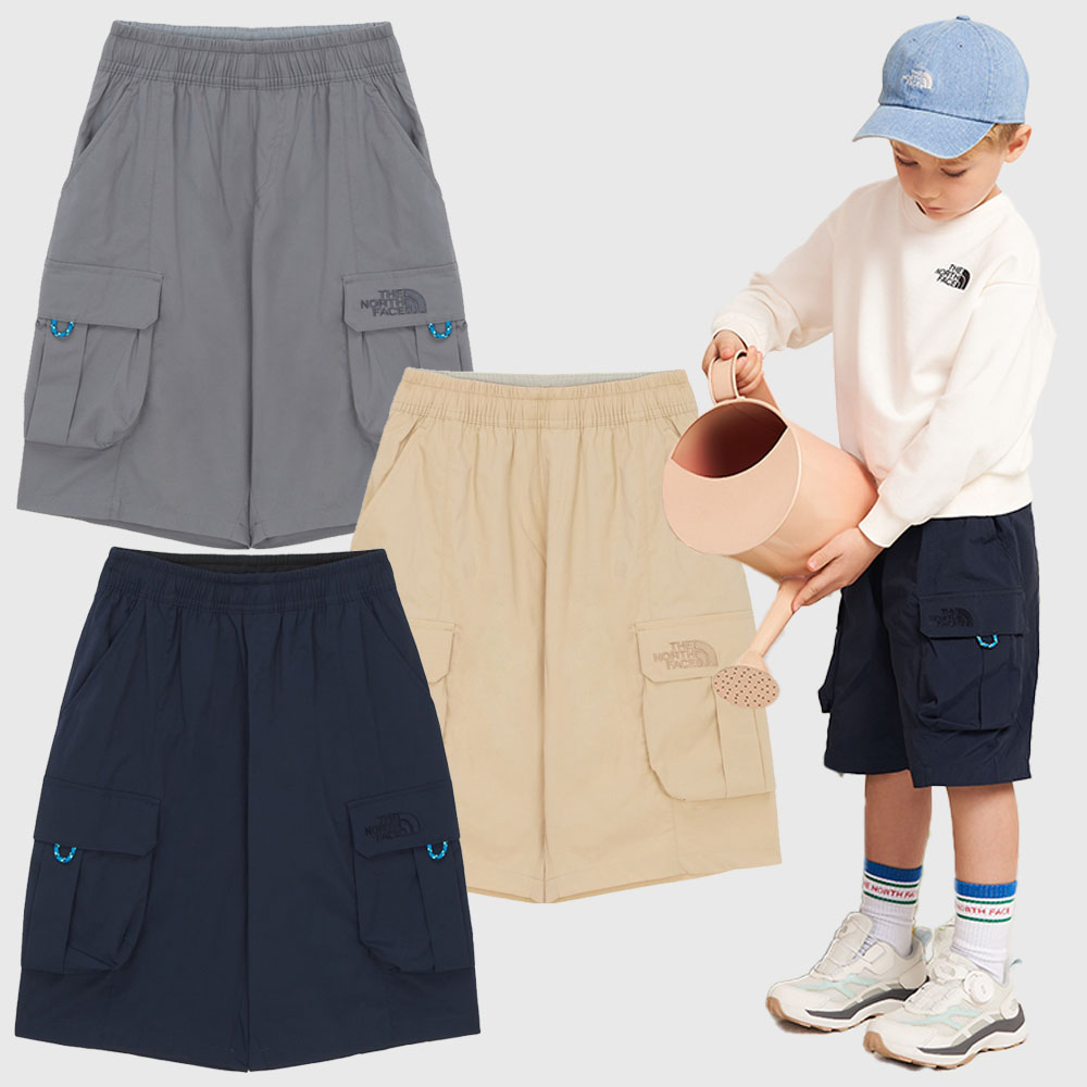 노스페이스 키즈 반바지 아동 유아 남아 주니어 카고 팬츠 NS6NR02S
