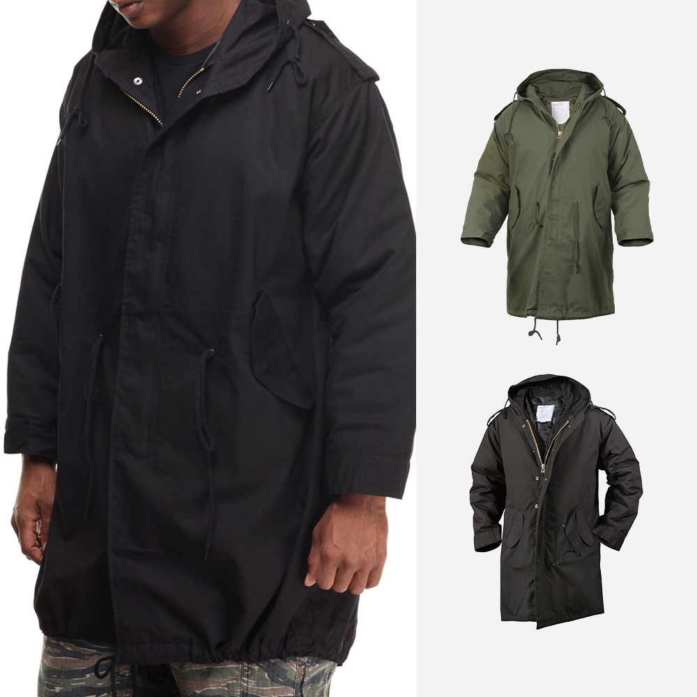 로스코 후드 야상 점퍼 M51 미군 개파카 패딩점퍼