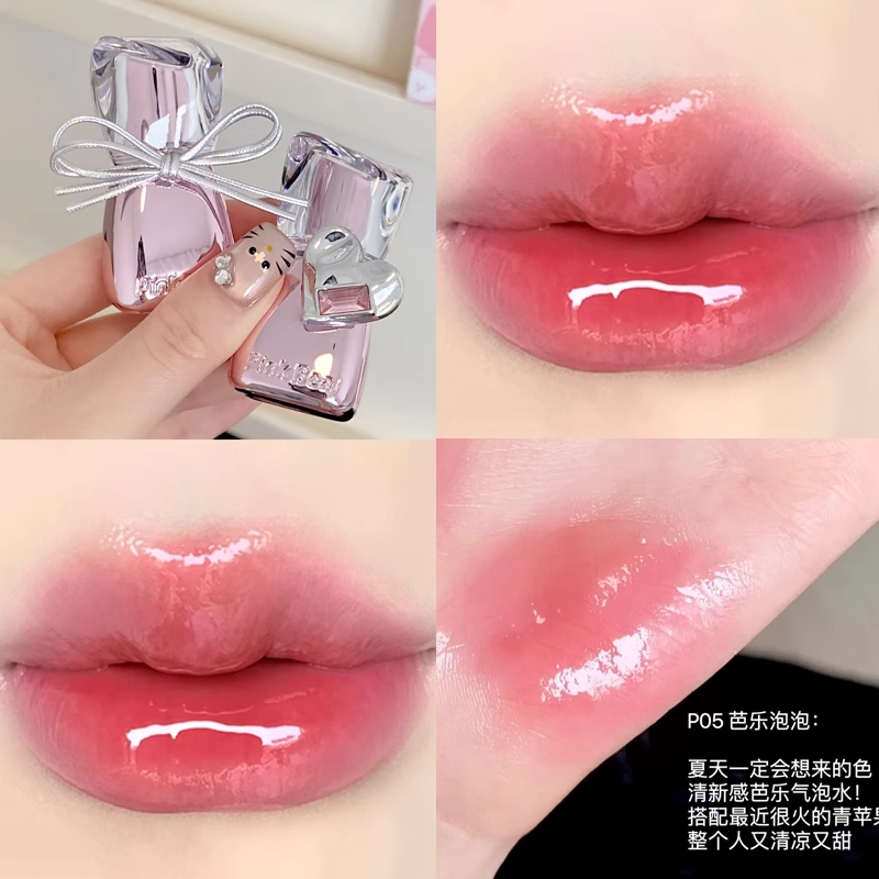 pink bear 핑크베어 안묻어나는 립 틴트 촉촉한 광 오래가는 글로우틴트 P시리즈 이미지 6