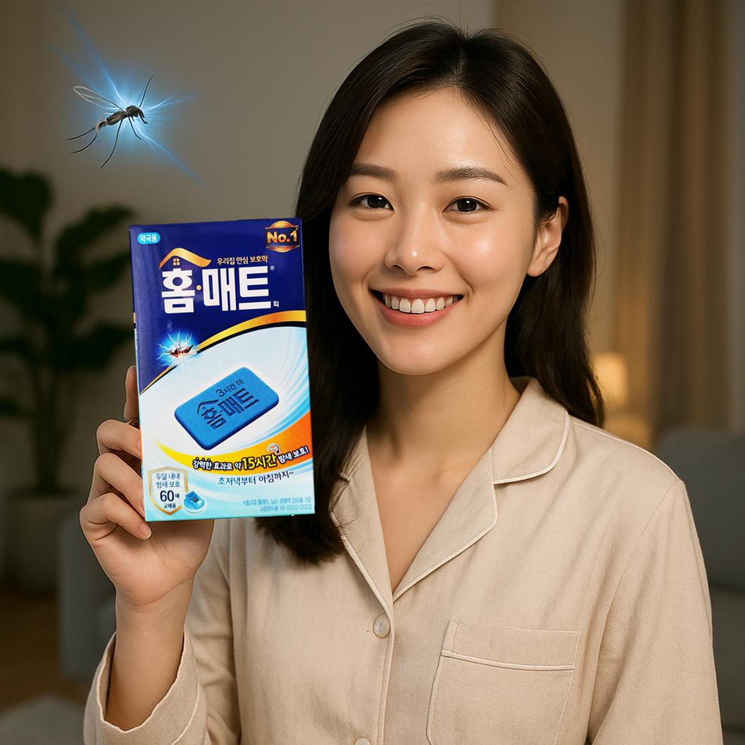 홈매트 리필 180매 훈증기 교체용 전자모기향 모기약 효과 - 상품 이미지