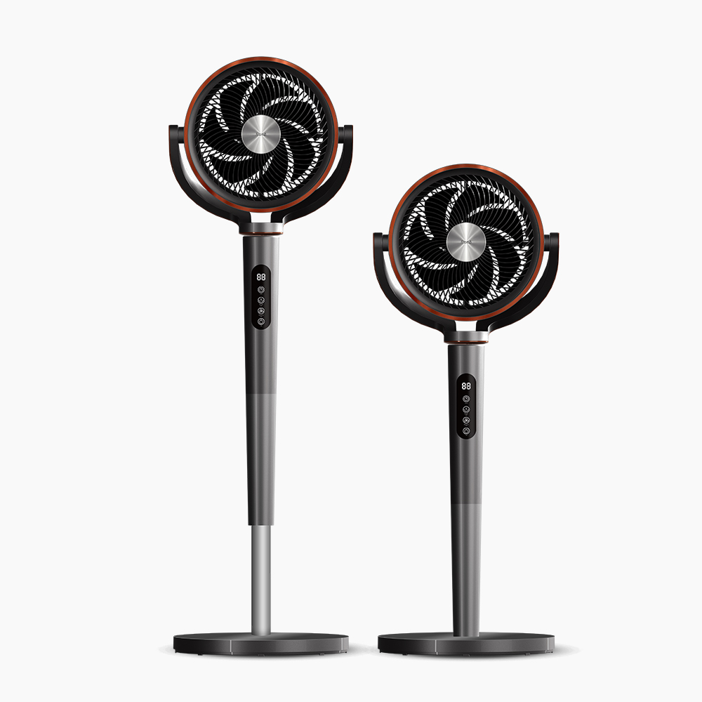 프롬비 타워스톰 3D 입체 회전 12단 BLDC 무소음 써큘레이터 선풍기 코퍼그레이