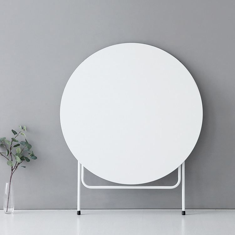 HOMATO 접이식테이블 라운드 D100 래치드블랙 8139.9194