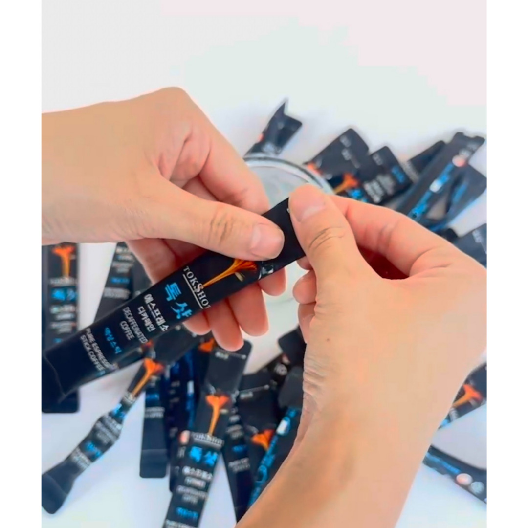 톡샷 에스프레소 디카페인 스틱커피 11ml 100개입 대용량 벌크 - 상세 이미지 3