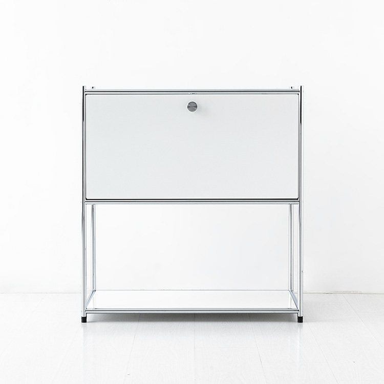심플리 수납장 BC648 770x400x820mm, 2단, 퓨어화이트 6811.1679 - 상품 이미지