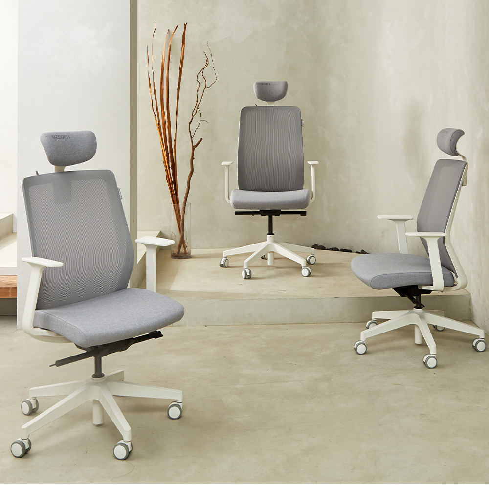 사이즈오브체어 라이트 3size S/M/L 컴퓨터 학생 공부 책상 사무실 메쉬 게이밍 의자