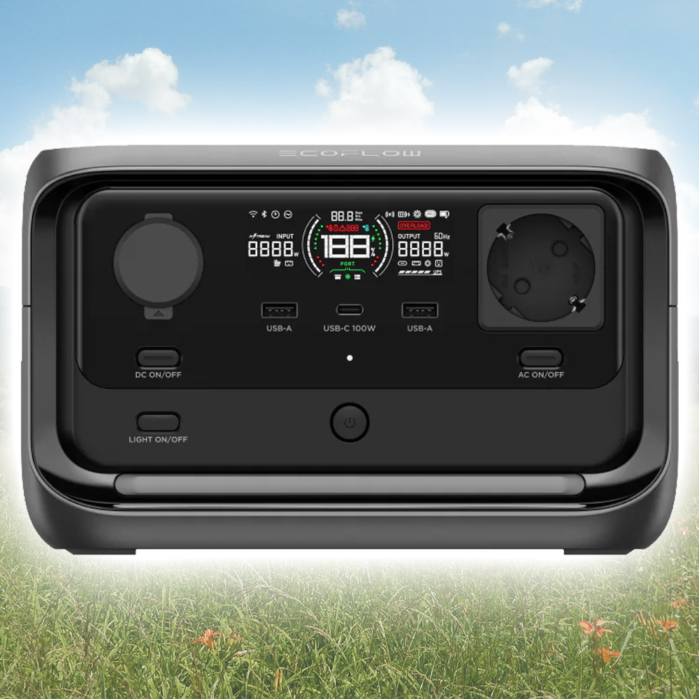 에코플로우 리버3 플러스 캠핑용 파워뱅크 286Wh 배터리 차박 캠핑