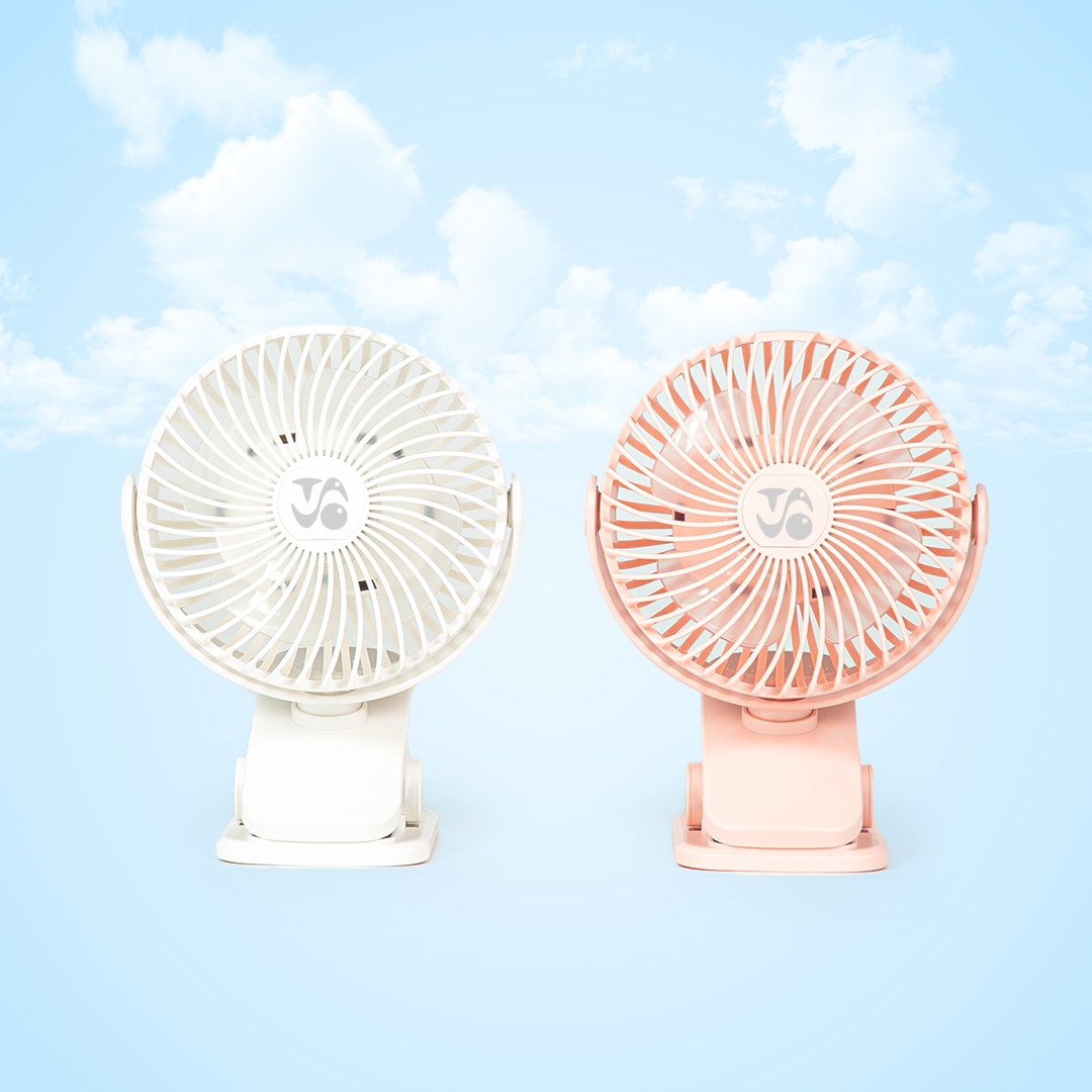 [누비앤타보] 유모차 선풍기 자전거 트래블러 트라이크 웨건 집게형 탁상용 휴대용