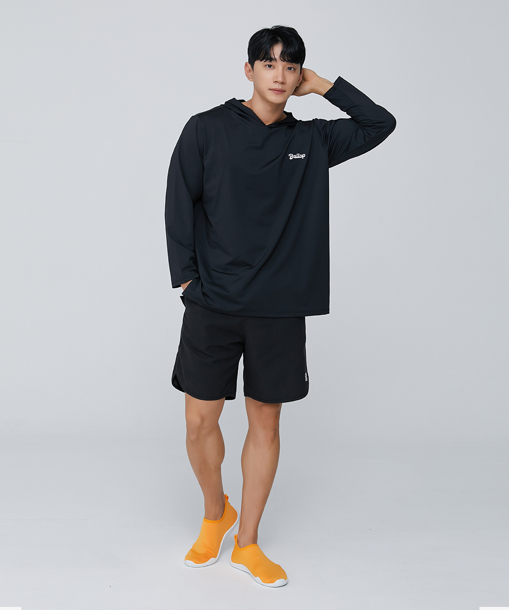 밸롭 임팩트 세미오버 후드티셔츠 블랙 2개 구매 시 추가할인 이미지 6