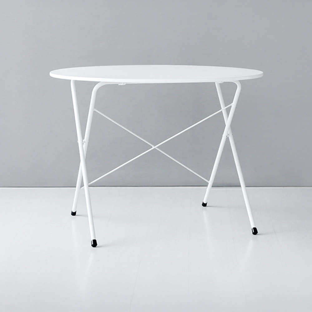 HOMATO 접이식테이블 라운드 D100 빈티지화이트 0669.2208