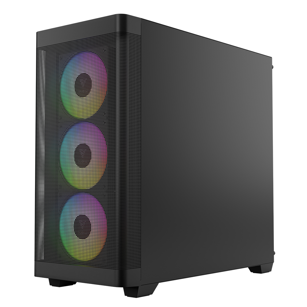 겜디아스 GAMDIAS ATHENA M3 ATX 컴퓨터 PC 케이스 블랙 - 상세 이미지 3