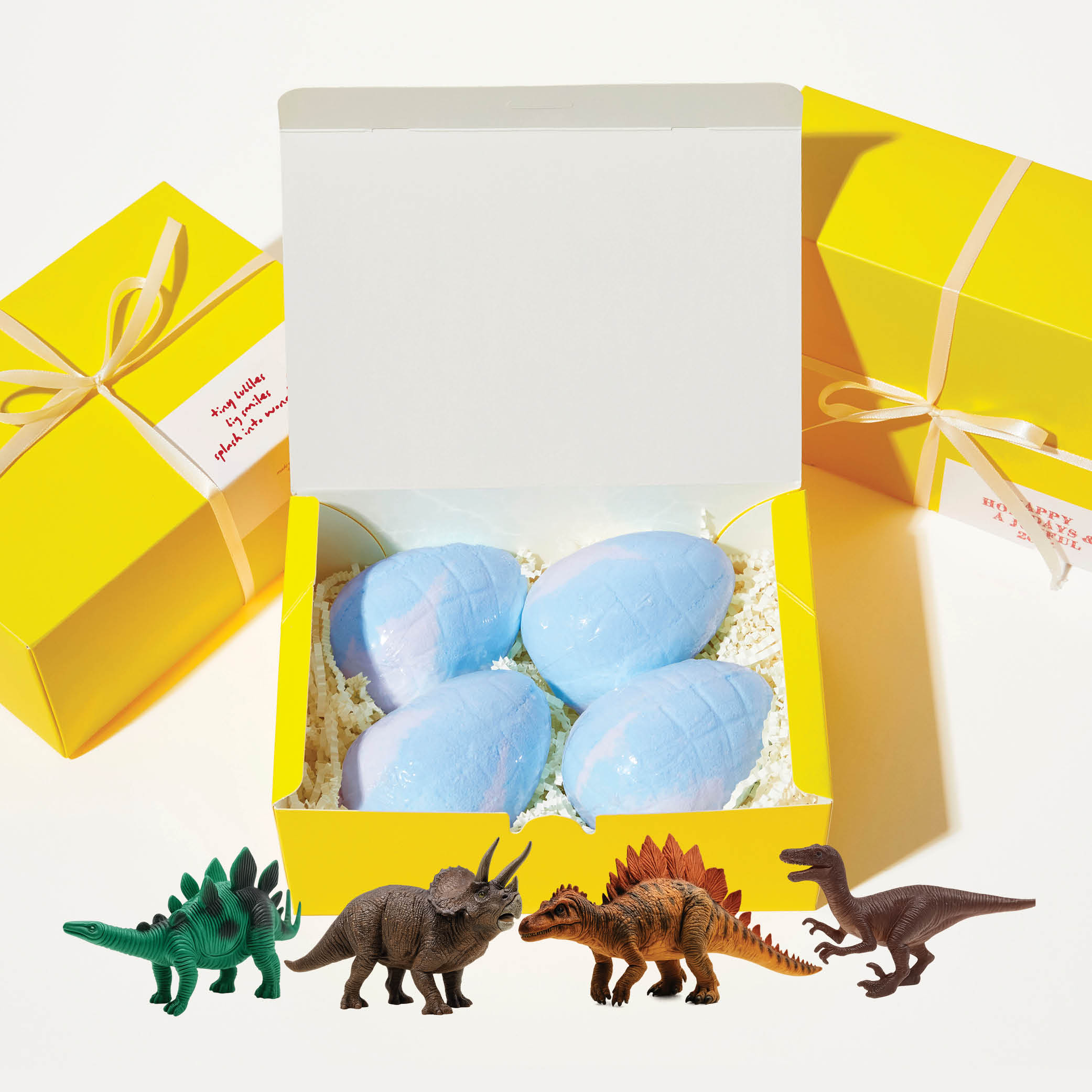 아기 유아 입욕제 배쓰밤 선물세트 4개 공룡알 피규어