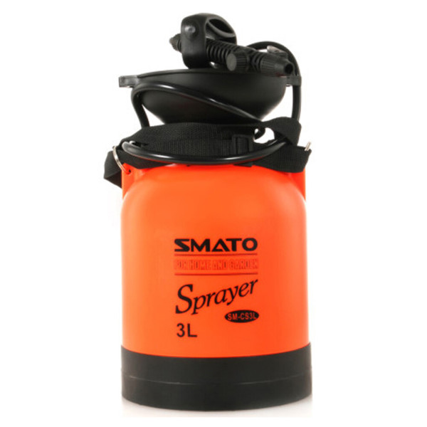 스마토 압축분무기 대용량 농약 소독 세차 욕실 다용도 물조리개 3L, 1개