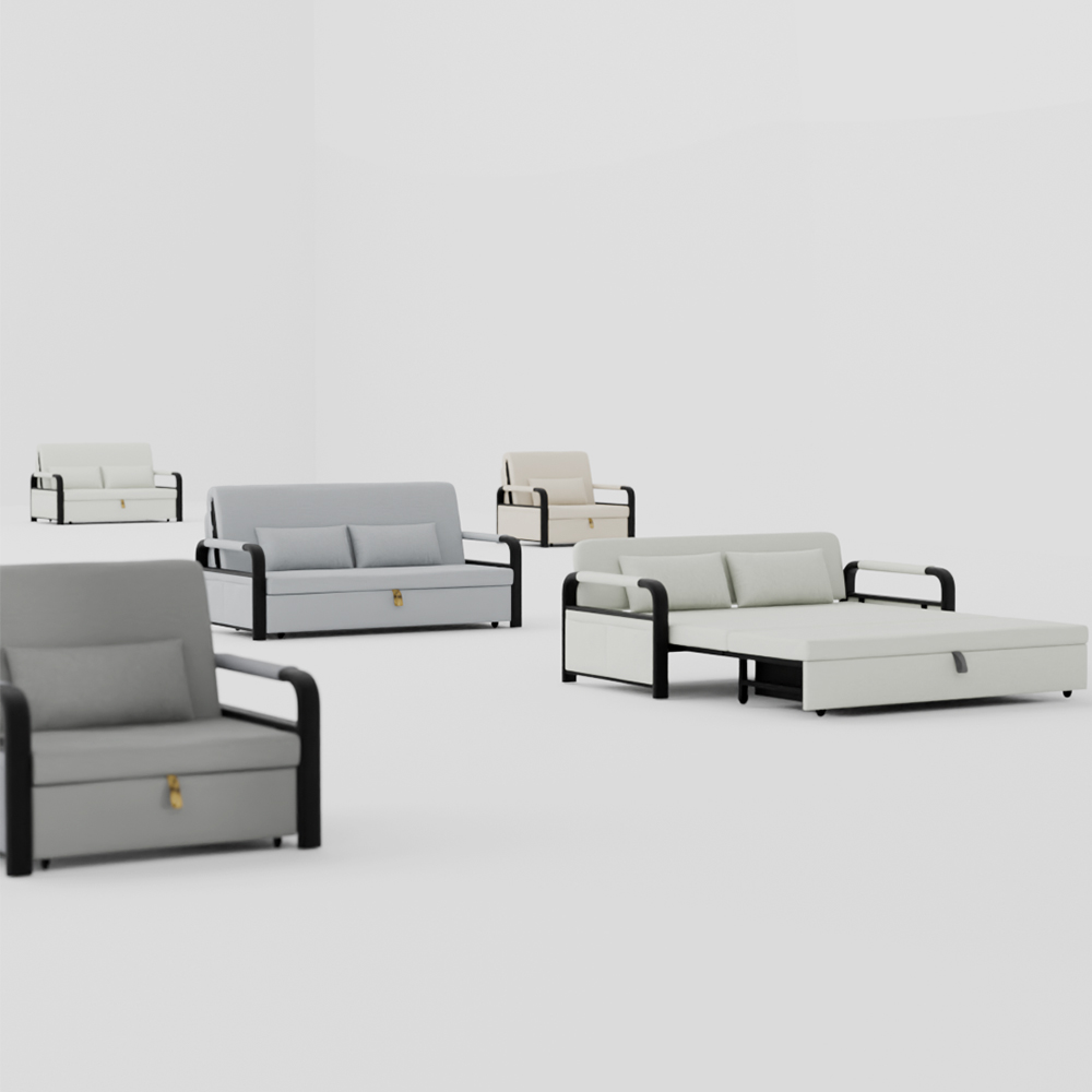 델브스 베이직 패브릭 1인용 컴팩트(800mm) 접이식 소파베드 쇼파 침대