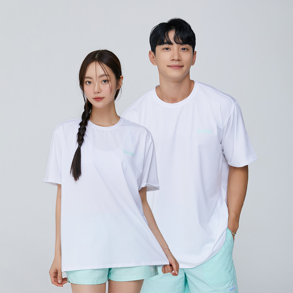 밸롭 임팩트 세미오버 숏슬리브 화이트 2개 구매 시 추가할인 - 상품 이미지