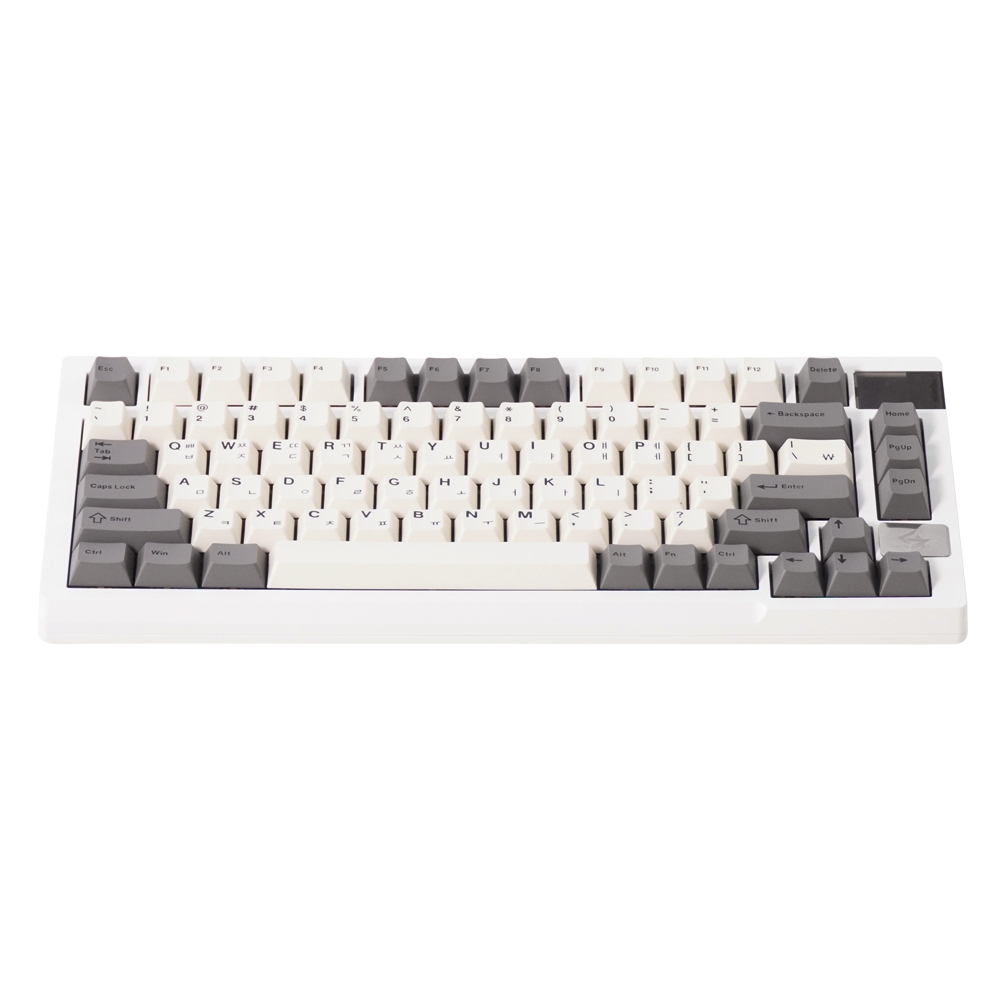 긱스타 JK08 PBT 유무선 RGB 가스켓 게이밍 기계식 키보드,스모크 진주 - 상세 이미지 2