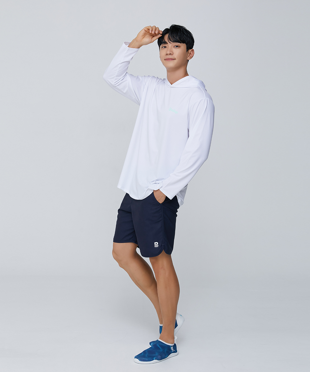 밸롭 임팩트 세미오버 후드티셔츠 화이트 2개 구매 시 추가할인 이미지 6