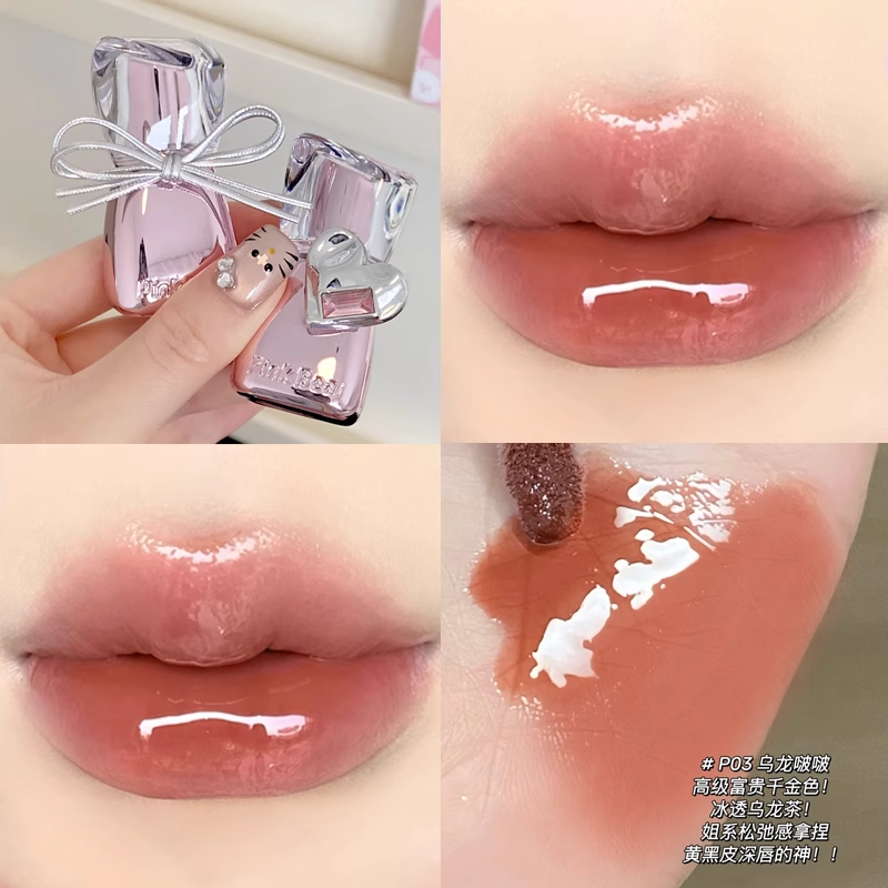 pink bear 핑크베어 안묻어나는 립 틴트 촉촉한 광 오래가는 글로우틴트 P시리즈 이미지 8