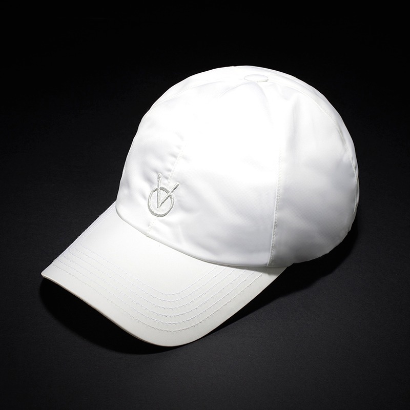 빈스모크 OV Sports 화이트 데님 볼캡 모자 - 메인 이미지