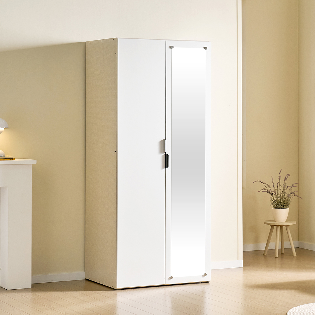 데센트 LPM 800 거울도어 이불장 옷장 장농