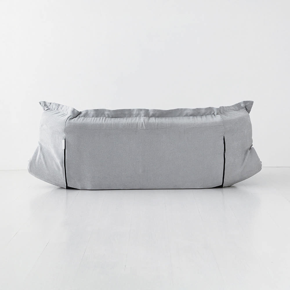 앰보 2인 좌식소파 D형 2인용, 라이트그레이 7618.2795