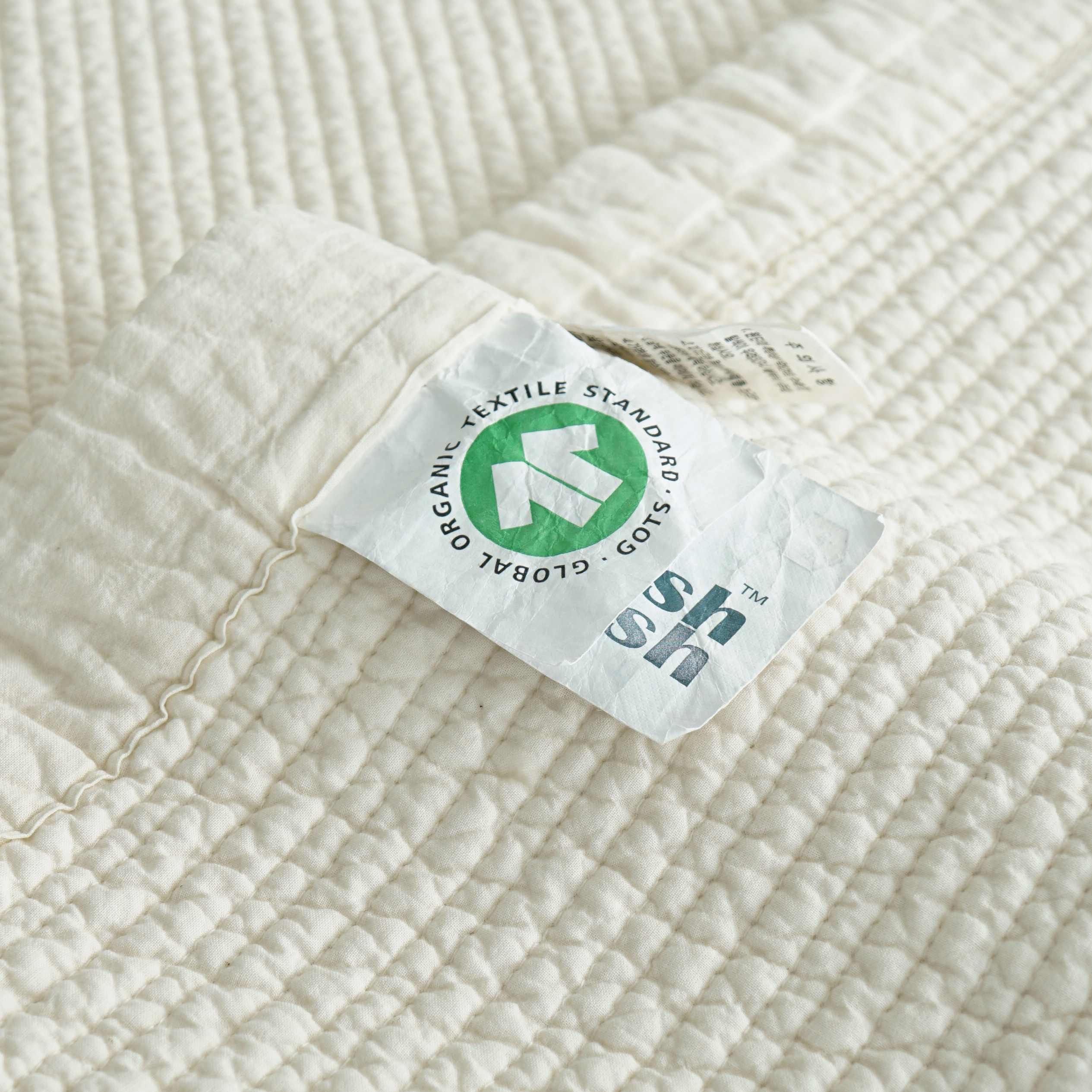 오가니크라프트 60수 목화솜 순면 피그먼트 사계절 침대패드 SS